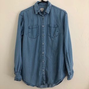 A New Day chambray button up